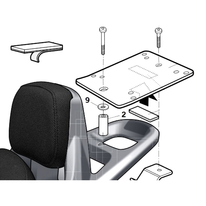 SHAD TRUNK SUPPORTS, ANCHORS, SETTINGS Top Master Top Master K0YG58ST