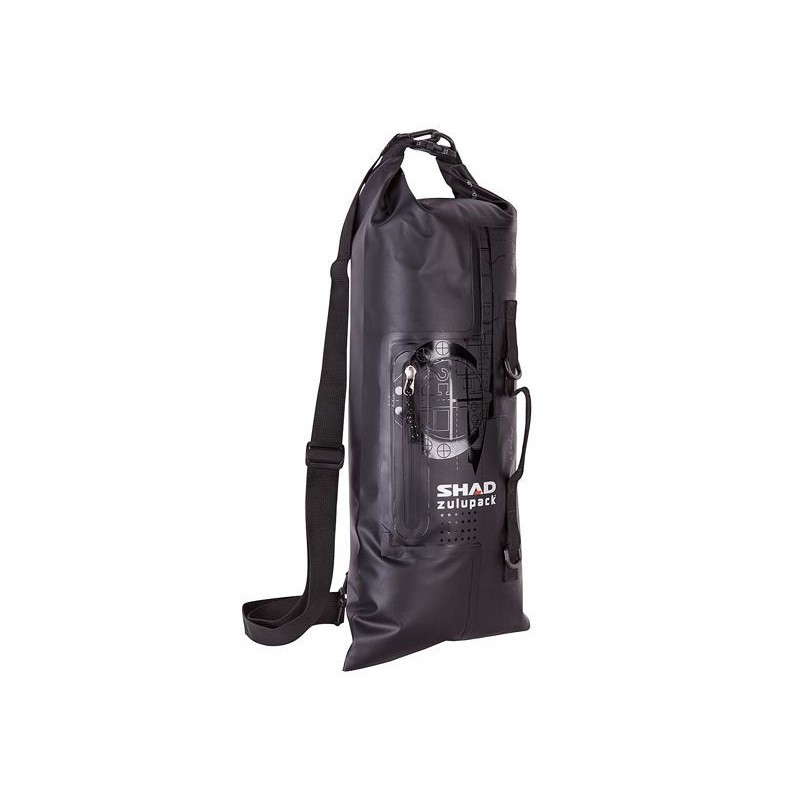SHAD Bolsa zulupack impermeable con cinchas espalda, mano, laterales moto SW40 W0SB40