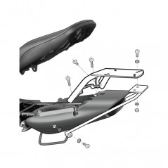 SHAD Anclajes soportes fijaciones herraje baul maleta Top Master Y0YB15ST