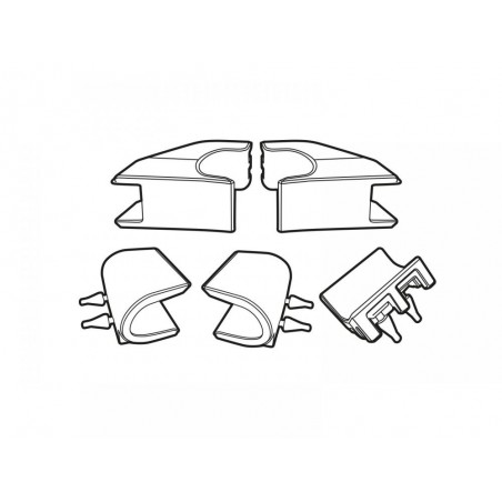 SPARE PLASTIC ZIPPER WITH INTERNAL STRAPS, TRUNK OR BAG