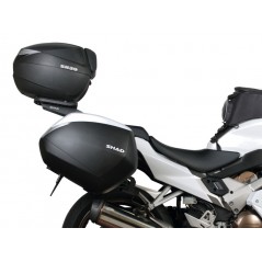 Lateral saddlebags supports, anchors, settings  3P SYSTEM