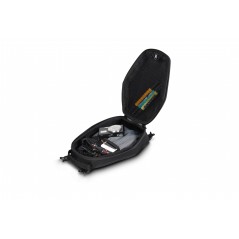 Semirigid, thermoformed bag over the tank with small window  3D E-04