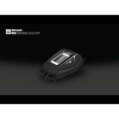 Semirigid, thermoformed bag over the tank with small window  3D E-04