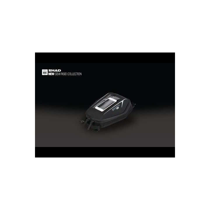 Semirigid, thermoformed bag over the tank with small window  3D E-04