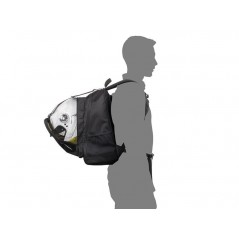 SHAD Mochila SL86 para motociclista con soporte casco y bolsillos internos externos X0SL86