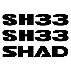 SHAD recambio de Adhesivos para baul maleta SH33 D1B332ETR