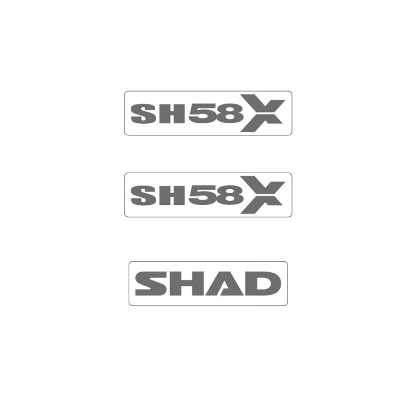 SHAD Recambio adhesivos pegatinas TOP CASE baul o maleta SH58X D1B58ETR
