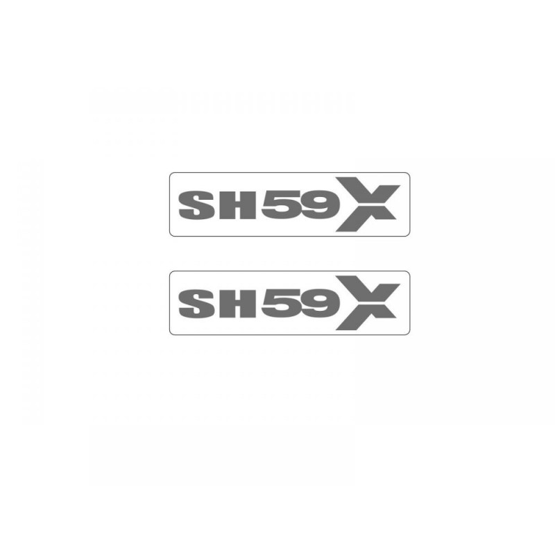 SHAD Recambio adhesivos pegatinas TOP CASE baul o maleta SH59X D1B59ETR