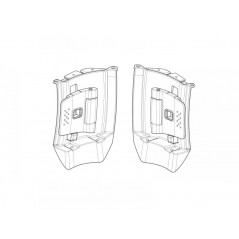 SHAD Recambio manetas sistema expandible baul SH59X D1B59MEALR