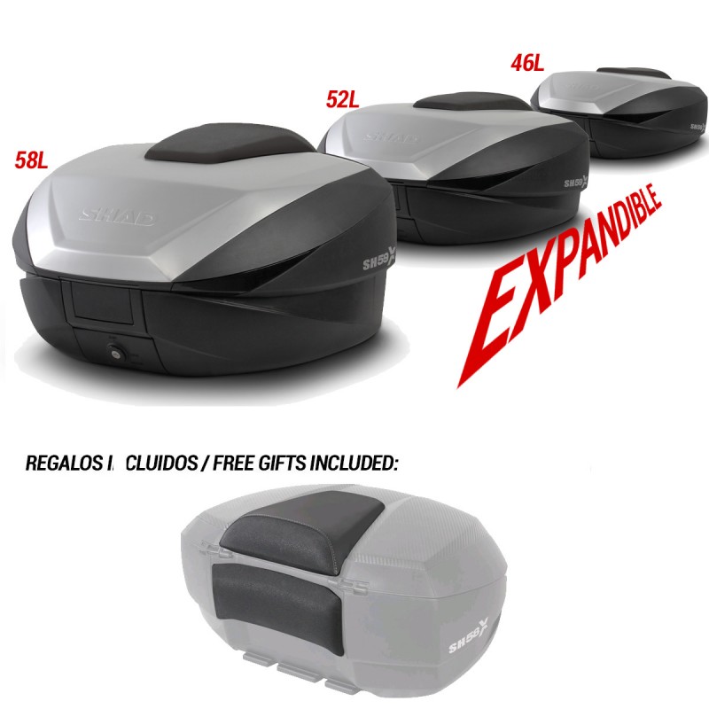 REAR BAUL BIKE EXPANDABLE THREE SIZES