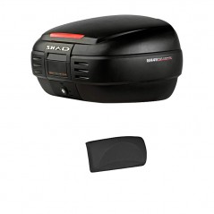SHAD Baul trasero moto con respaldo de regalo SH49 SH49RE1
