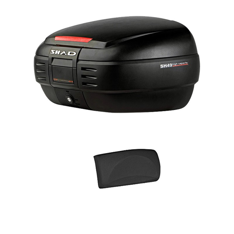 Motorcycle rear trunk back suitcase with gift backrest  SH49