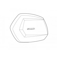 SHAD Tapa lateral repuesto izquierda aluminio maleta SH35 D1B35TLR