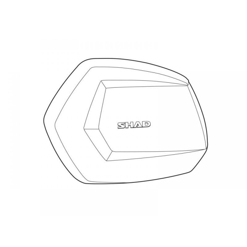 Side cover spare left aluminum side suitcase  SH35