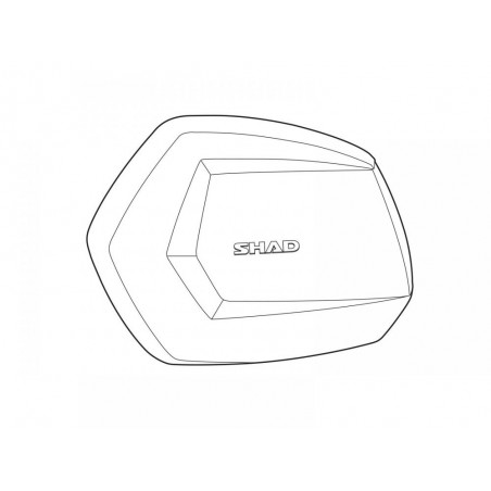 SHAD Tapa lateral repuesto izquierda aluminio maleta SH35 D1B35TLR