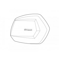 SHAD Tapa lateral repuesto derecha aluminio maleta SH35 D1B35TRR