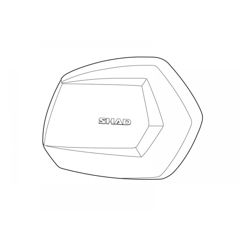 Side cover spare right aluminum suitcase  SH35