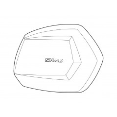SHAD Tapa lateral repuesto derecha aluminio maleta SH35 D1B35TRR