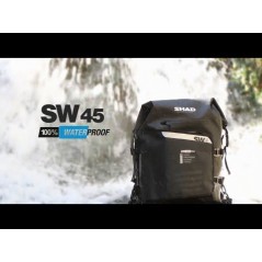 SHAD Bolsa asiento trasero impermeable convertible en mochila SW45 X0SW45