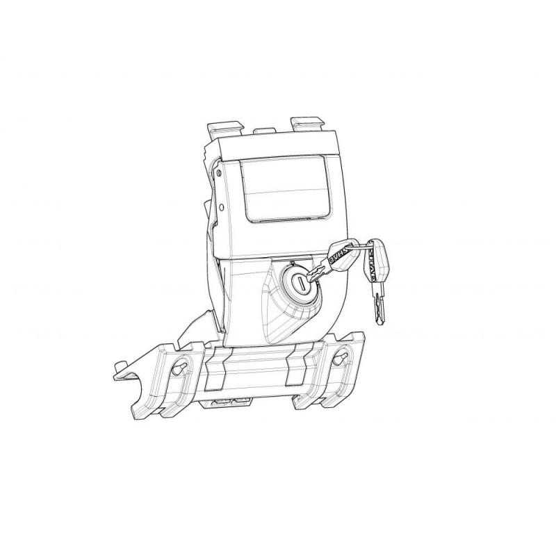 Spare mechanism for opening and locking handle for trunk  SH36 MY19