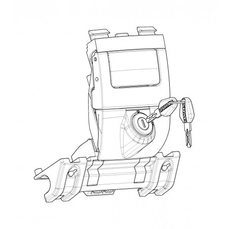 Spare mechanism for opening and locking handle for trunk  SH36 MY19