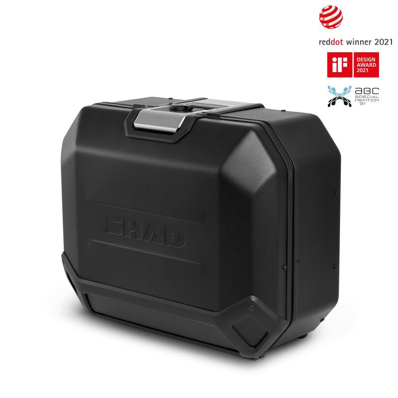 SHAD Left rear side suitcase motorcycle luggage TR36L TERRA BLACK EDITION (1U) D0TR36100LB