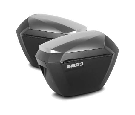 SHAD Side cases with aluminum finish SH23 ALU D0B23200W
