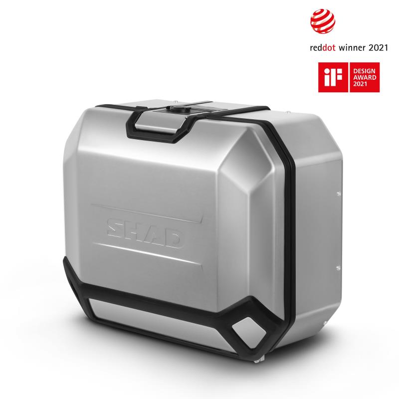 SHAD Maleta lateral de aluminio TR36L - Diseño aerodinámico y resistente D0TR36100L