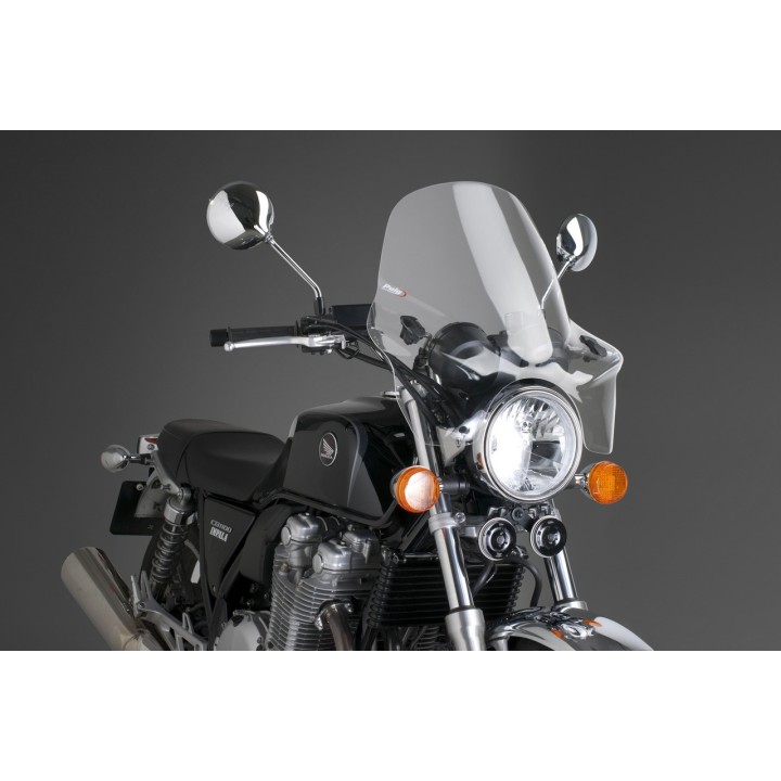 PUIG Touring I Windscreens for custom and naked motorcycles - Wind protection 0856