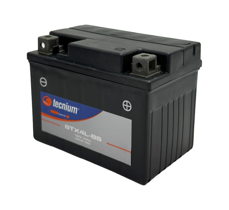 TECNIUM Bateria BTX4L-BS (Sustituye 4821) - Sin Mantenimiento 12V 3Ah 329791