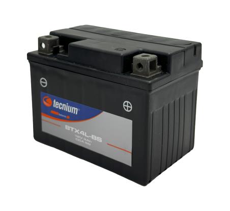 TECNIUM BTX4L-BS Battery (Replaces 4821) - Maintenance Free 12V 3Ah 329791