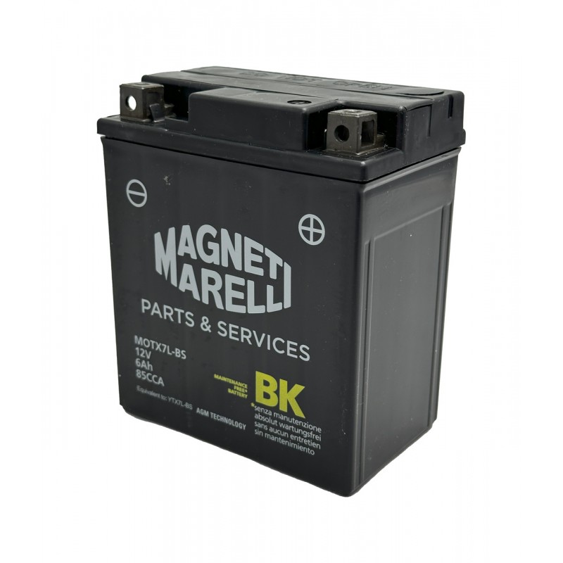 MAGNETI MARELLI Batería de moto sin mantenimiento YTX7L-BS | 12V 85CCA Marca MOTX7L-BS