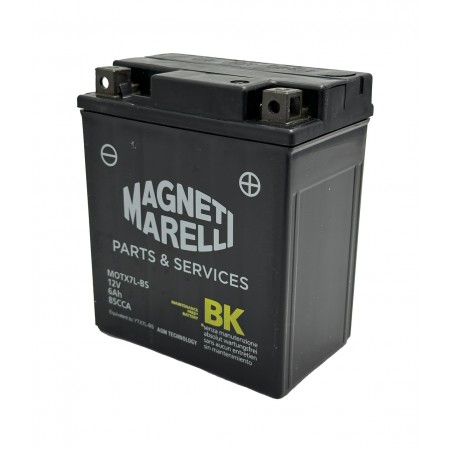 MAGNETI MARELLI Maintenance-free motorcycle battery YTX7L-BS | 12V 85CCA Brand MOTX7L-BS