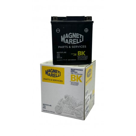 MAGNETI MARELLI Maintenance-free motorcycle battery YTX7L-BS | 12V 85CCA Brand MOTX7L-BS