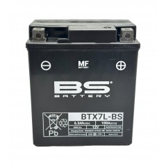 BS BATTERY Bateria BTX7L-BS sin mantenimiento de 12V - Marca 14445