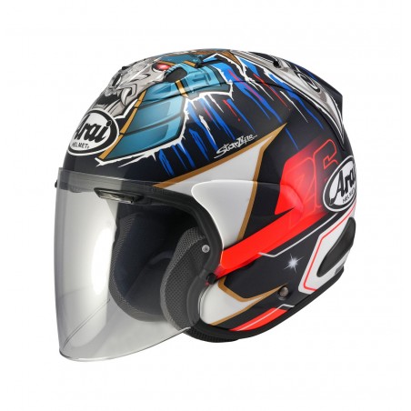 ARAI Open face jet helmet with screen SZ-R EVO PEDROSA SHOGUN 8009578002VAR
