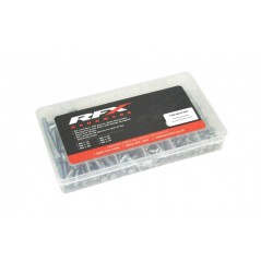RFX Surtido de tornillos con brida cabeza hexagonal paquete seis tamaños M6 25 MM 1128556