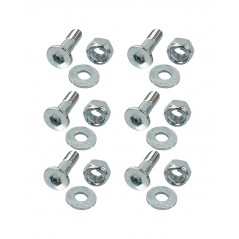 RFX Screw kit for crown RACE M8X30MM - 6U 1128658