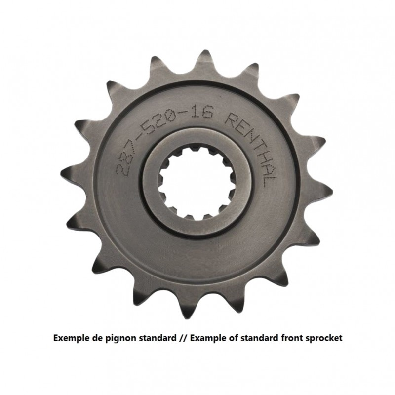 RENTHAL Standard steel pinion 515U - 520 1126485002
