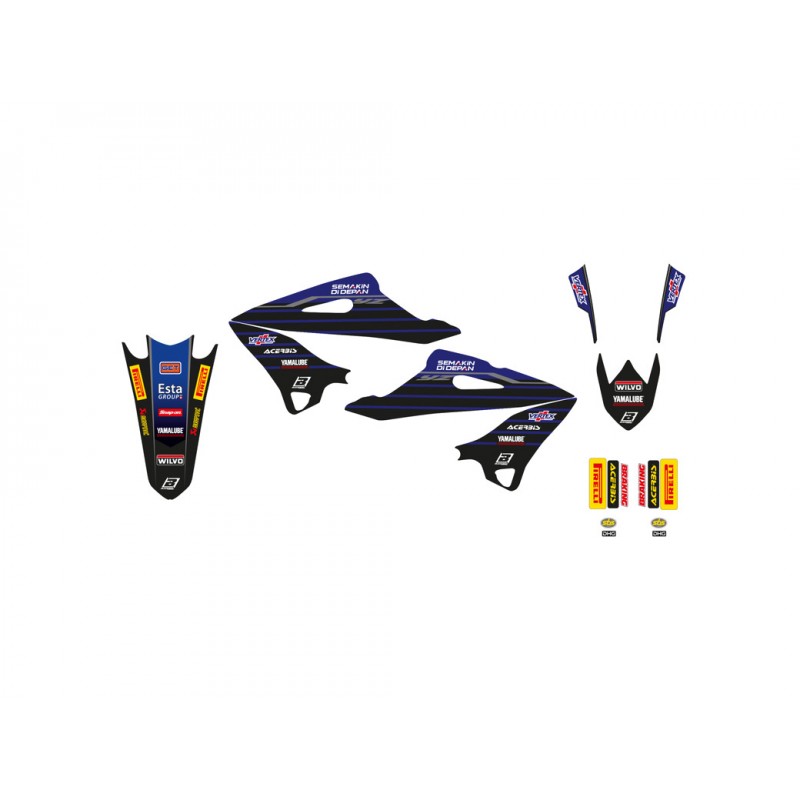 BLACKBIRD RACING KIT DE ADHESIVOS REPLICA YAMAHA 22 1122587