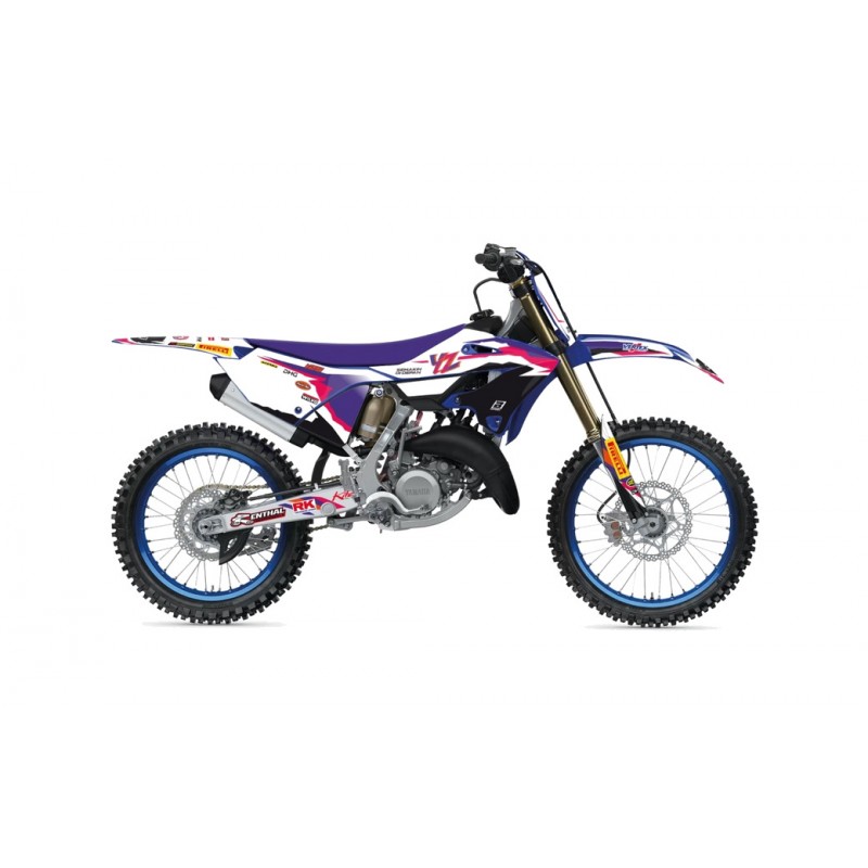 BLACKBIRD RACING Sticker kit and seat cover REPLICA TEAM YAMAHA FACTORY 23 50TH ANNIVERSARY 1124717