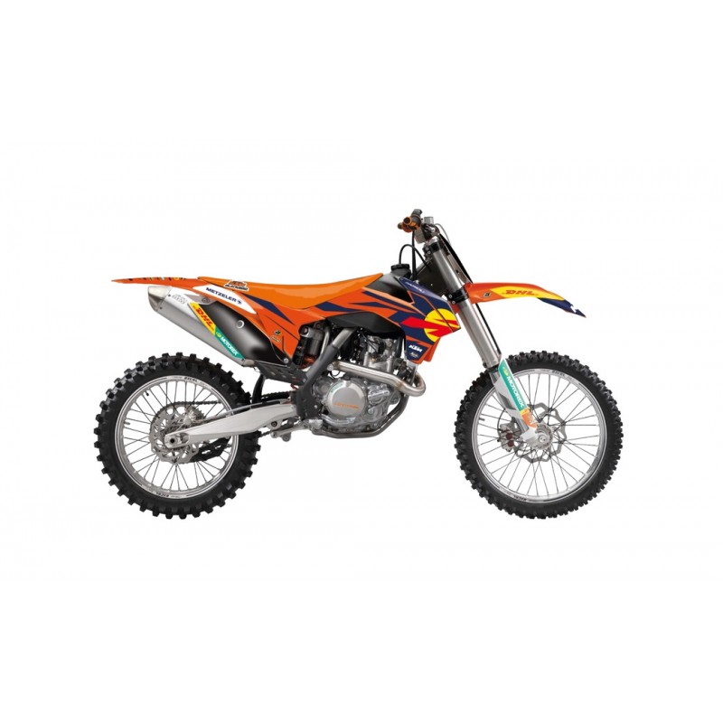 BLACKBIRD RACING Sticker kit and seat cover REPLICA KTM FACTORY 23 1124720