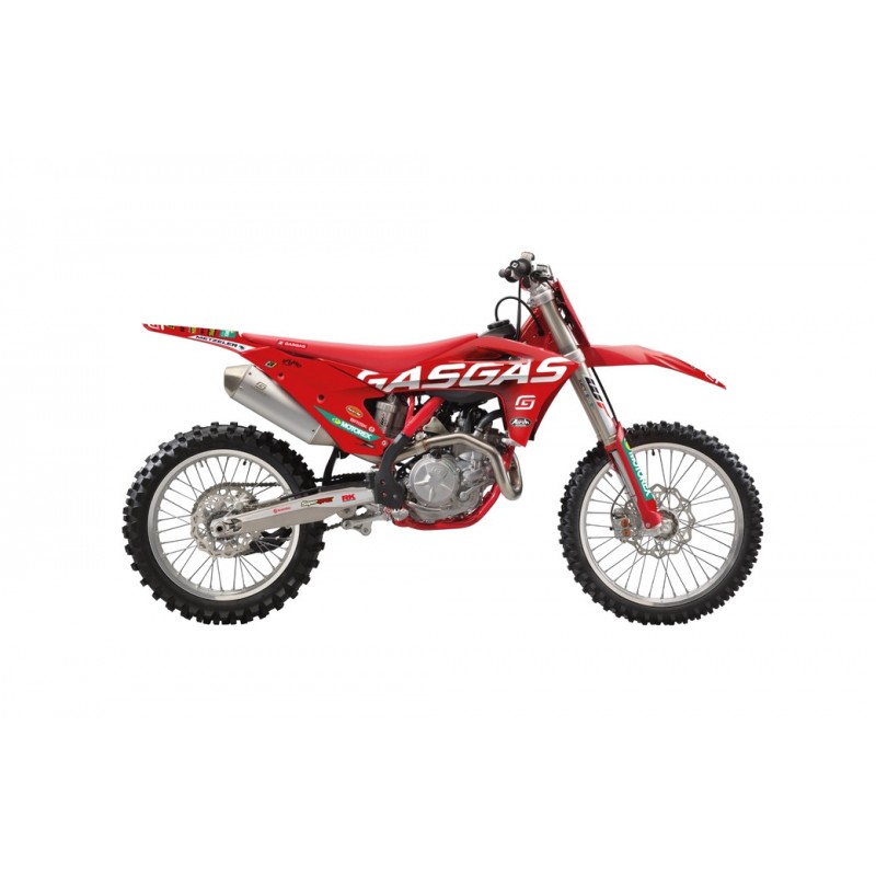 BLACKBIRD RACING Sticker kit and seat cover REPLICA GAS FACTORY 23 1124726