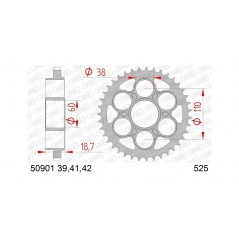 AFAM Standard steel crown 50901 - 525 1074685003