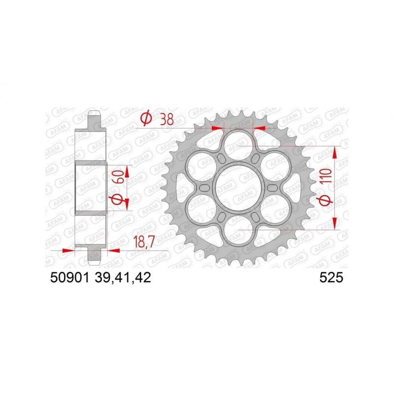 AFAM Standard steel crown 50901 - 525 1074685003
