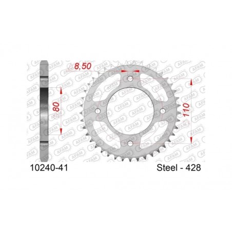 AFAM Standard steel crown 10240 - 428 1129683001