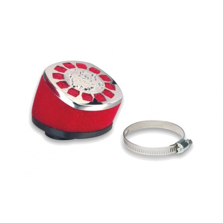 MALOSSI Filtro de aire inclinado para carburadores RED FILTER E14 Ø38 30° PHBL 22 1126220