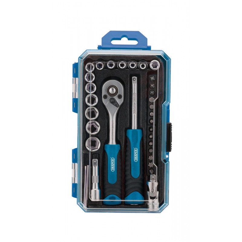 DRAPER Juego de vasos, treinta y cinco piezas 1/4" 1125765