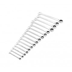 DRAPER Metric Ratcheting Combination Wrench Set, 16-Piece HI-TORQ® 1125769