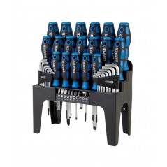 DRAPER Screwdriver, wrench and bit set, forty-four pieces PUNTAS 1125773